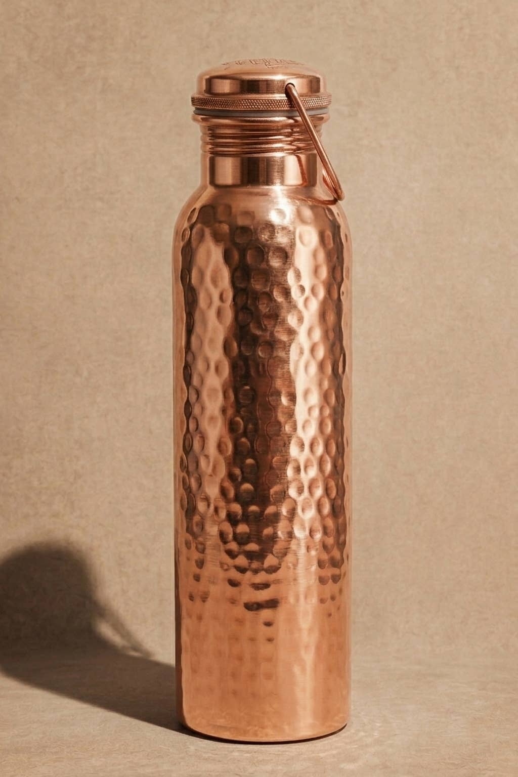 Shakti Warrior - Hammered Tamba Copper Water Bottle