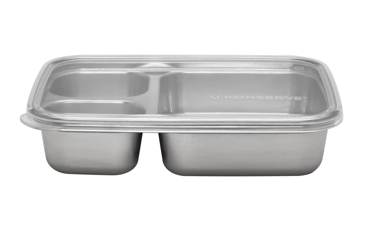U Konserve – Divided Rectangle Stainless Steel Container (28oz) U Konserve - Divided Rectangle Stainless Steel Container (28oz) plastic-free - image 7