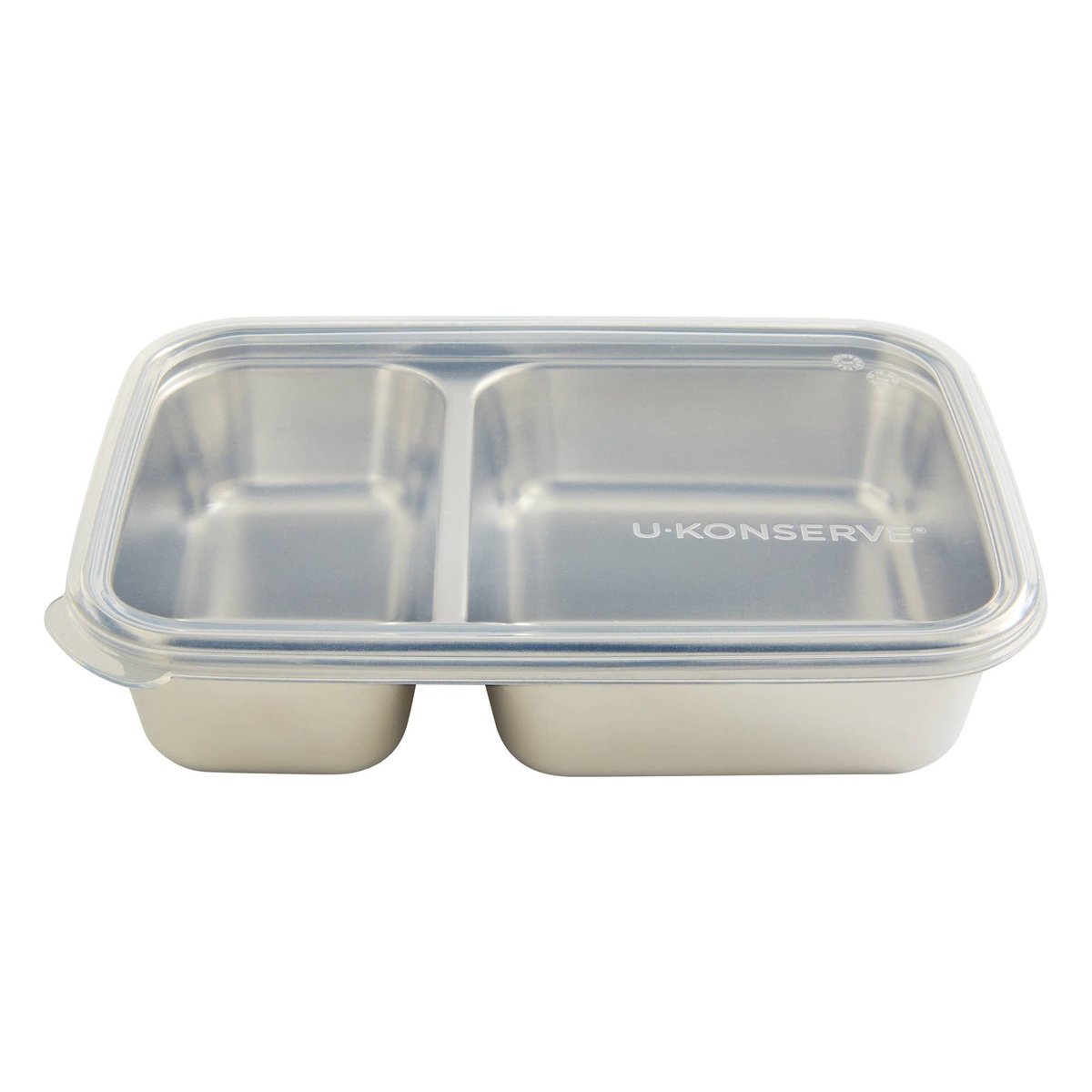 U Konserve – Divided Rectangle Stainless Steel Container (28oz) U Konserve - Divided Rectangle Stainless Steel Container (28oz) plastic-free - image 2