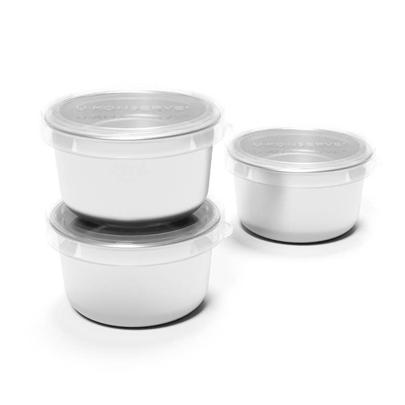 U Konserve - Round Mini Stainless Steel Containers (3 oz) plastic-free