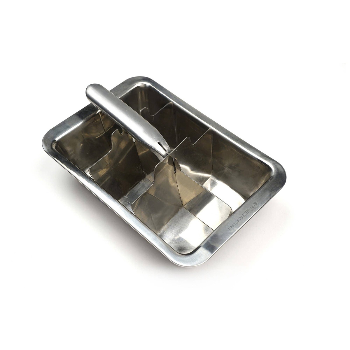 Rsvp Int - Stainless Steel Ice Cube Tray - Large Cubes