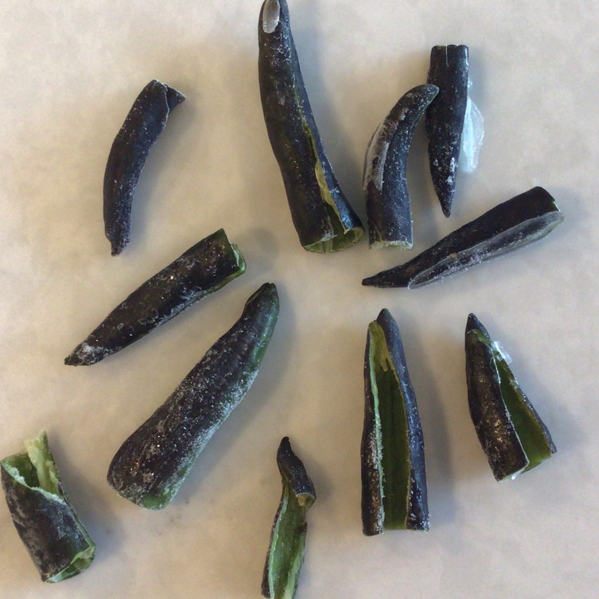 Grown At Delish Farms Peppers, Heirloom Sweet, Muraski, Frozen, Sliced ($0.9/oz)