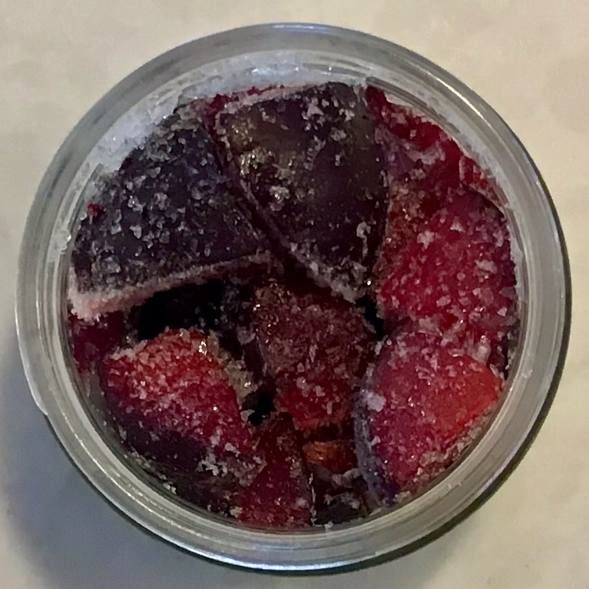Azure Standard Plums, Frozen, Organic (not local)