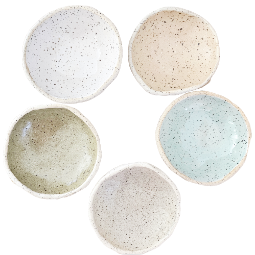 Mountain Bound Pottery - 3" Catch-all Dish  - Blue a speckled stoneware clay