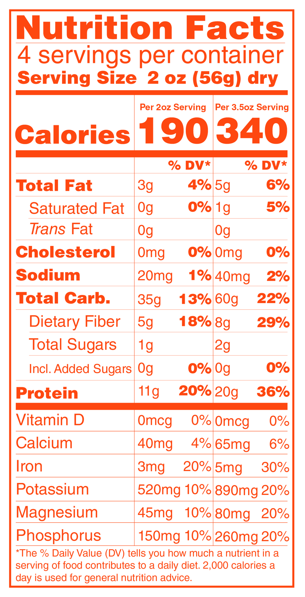 Banza Pasta, Chickpea, Rotini, Conventional gluten-free - image 2