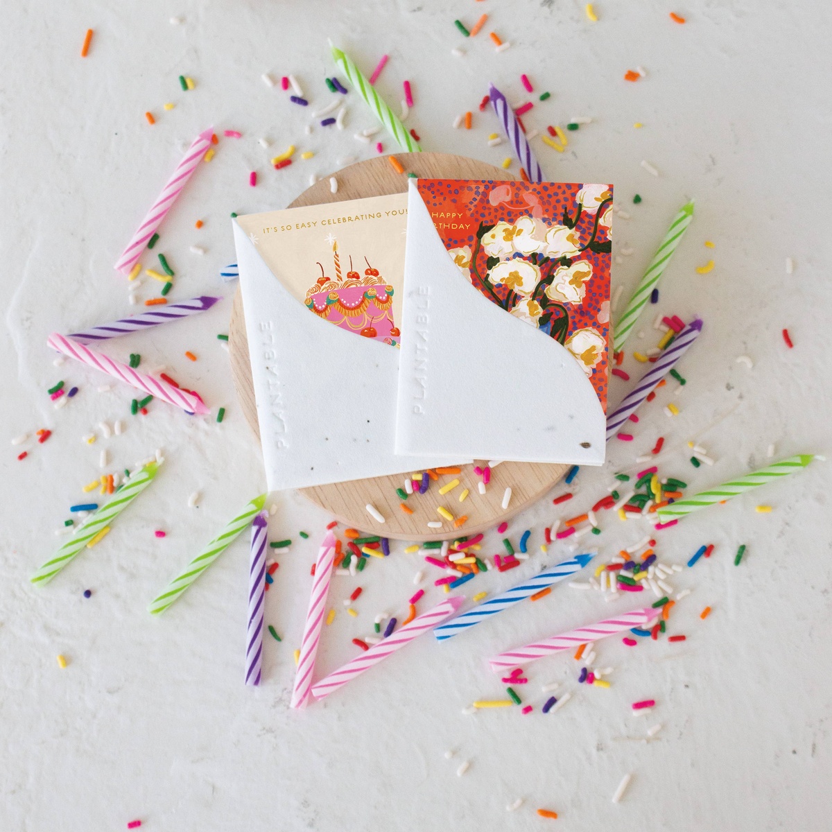 Seedlings Card - "Sprouts" - Mini Birthday Greeting Cards (2.5" x 3.5") biodegradable - image 18