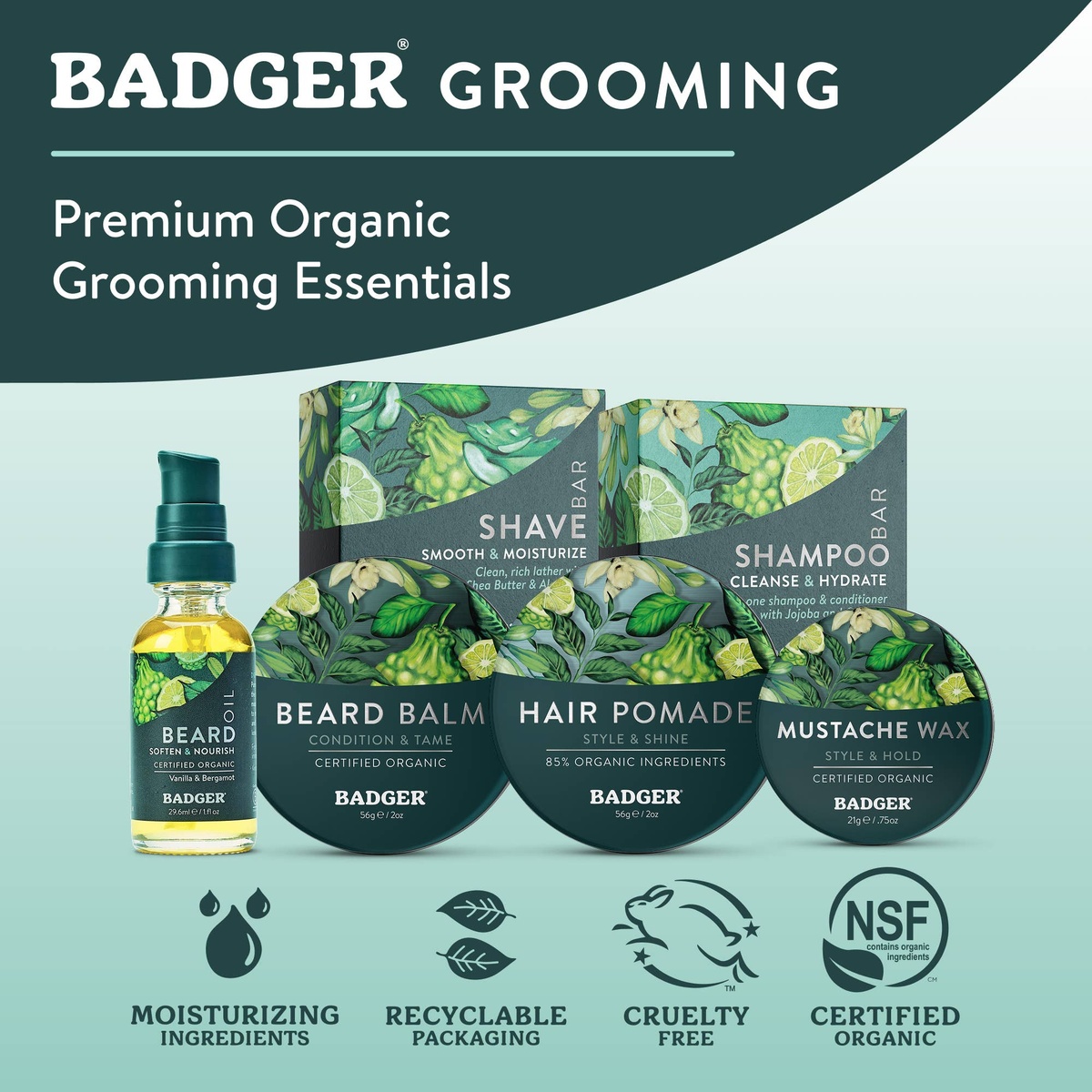 Badger - Badger Beard Balm, Organic Facial Hair Styling Balm - image 5
