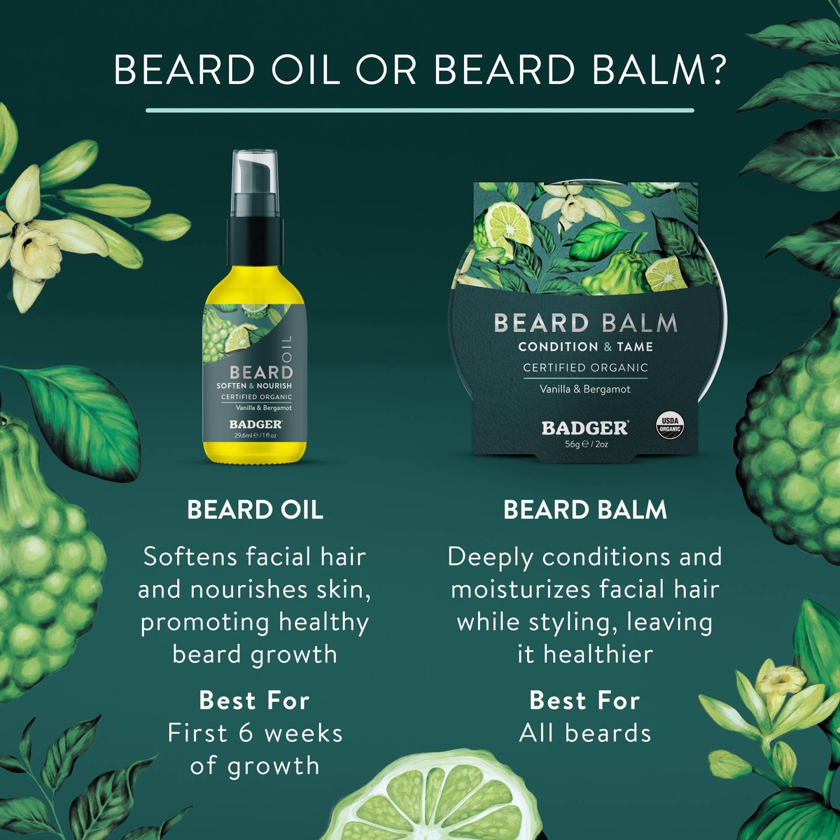 Badger - Badger Beard Balm, Organic Facial Hair Styling Balm - image 7