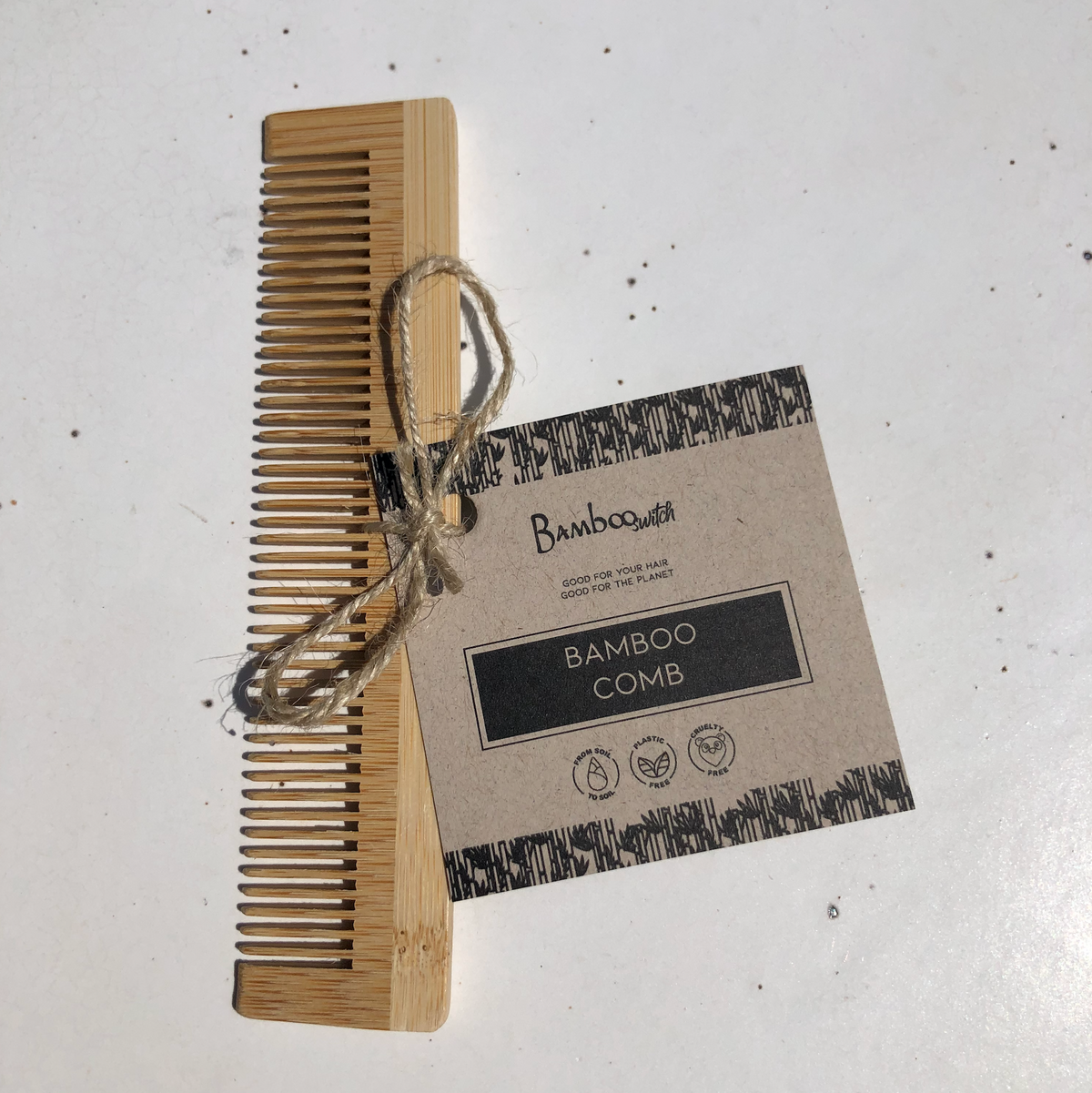 Bamboo Switch – Natural Bamboo Comb 850011719404 Bamboo Switch - Natural Bamboo Comb compostable - image 2
