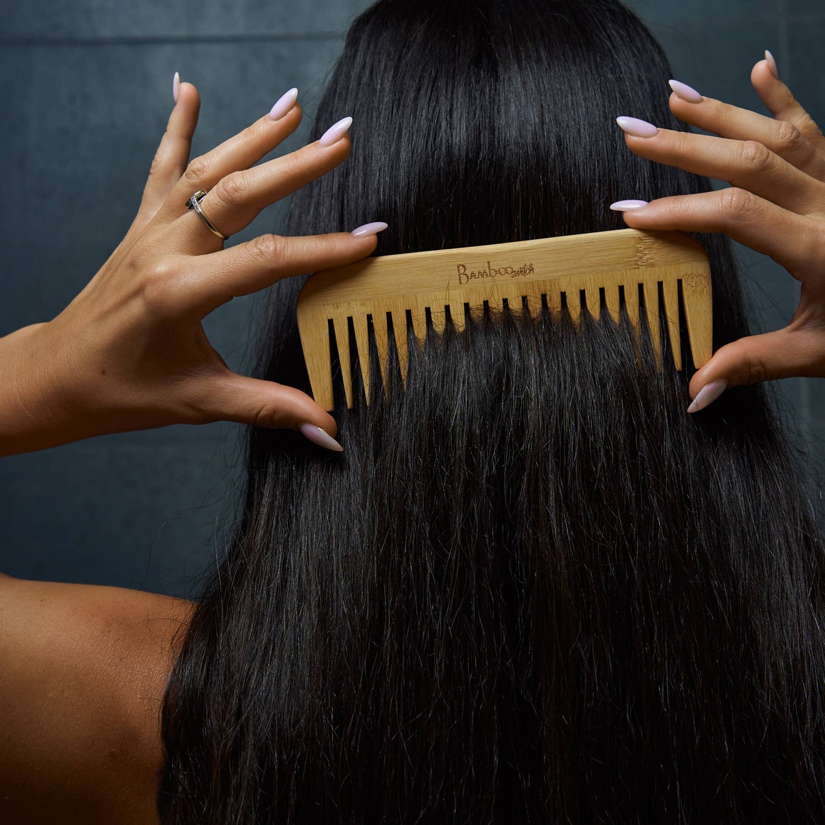 Bamboo Switch - Pointed Bamboo Wide Tooth Comb plastic-free