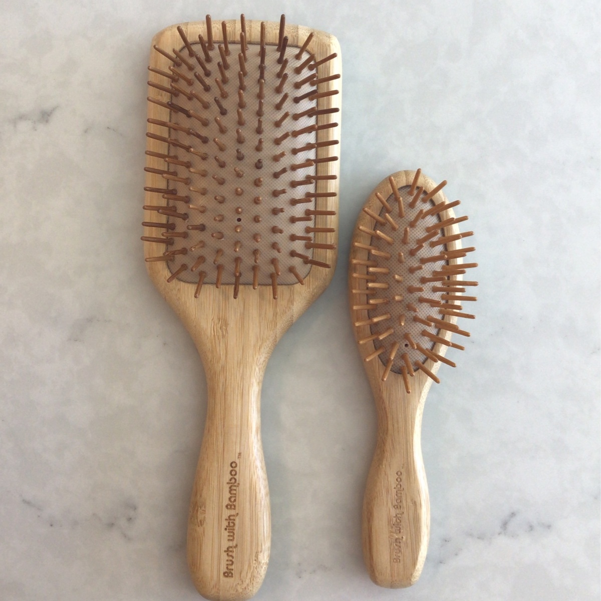 Brush with Bamboo - Bamboo Hair Brush synthetic materials