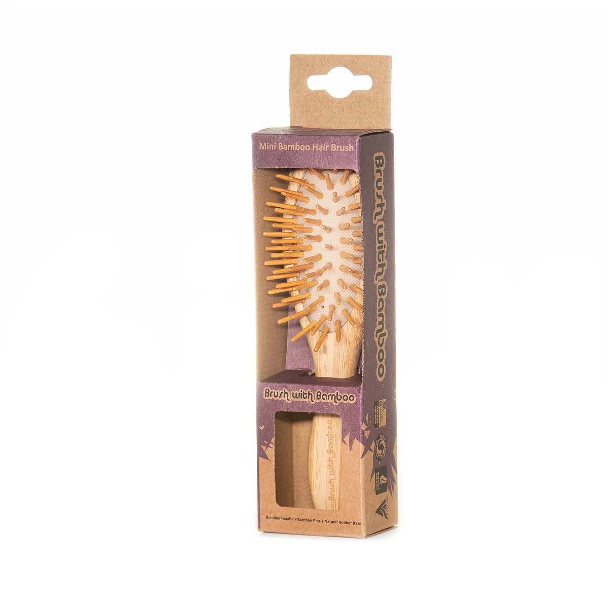 Brush with Bamboo – Bamboo Hair Brush Brush with Bamboo - Bamboo Hair Brush synthetic materials - image 5