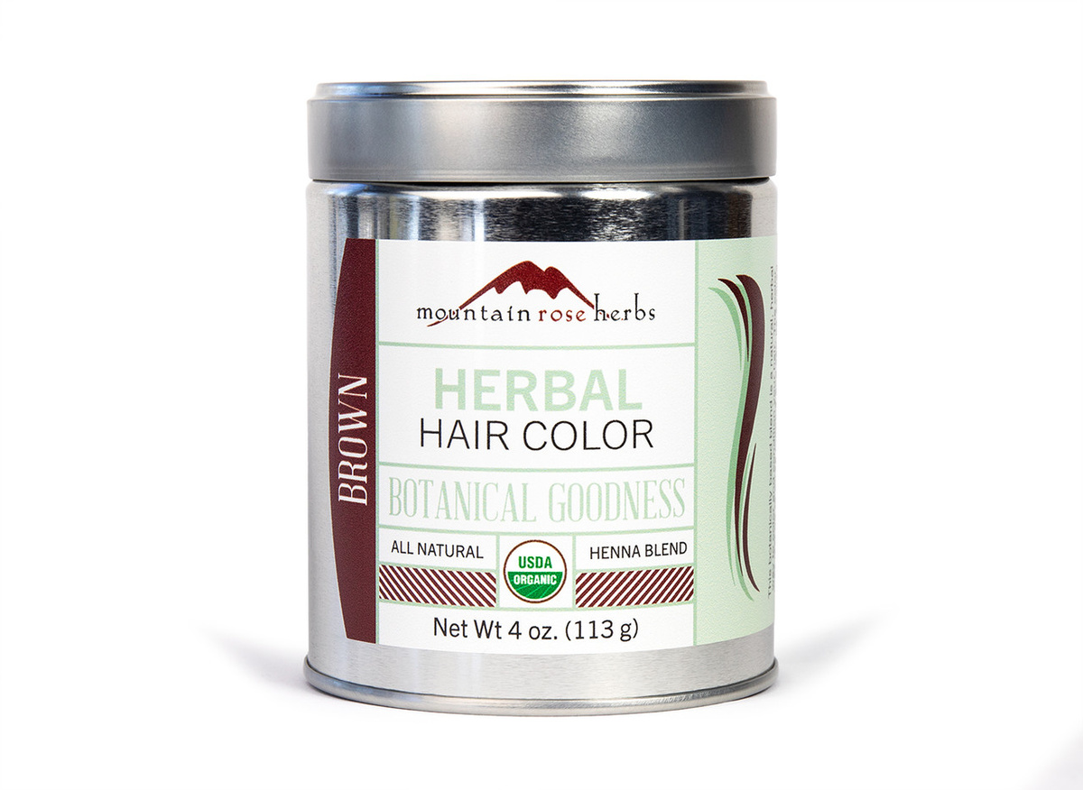 Mountain Rose Herbs Henna Hair Dye - Pre-Filled Tins refillable