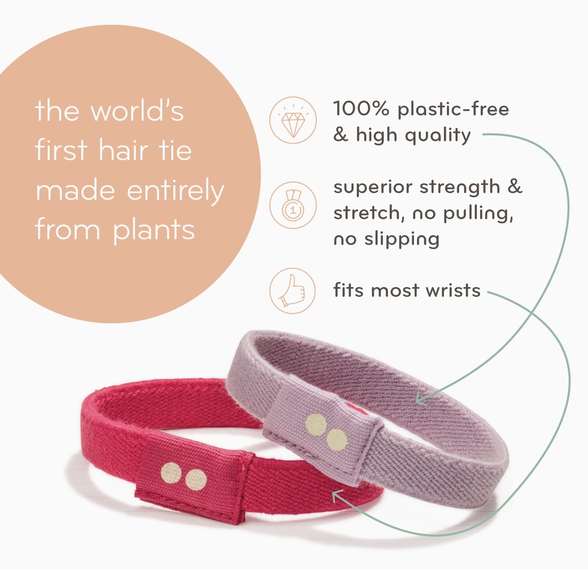 Kooshoo – Classic Flat Hair Ties Kooshoo - Classic Flat Hair Ties sustainably sourced - image 25