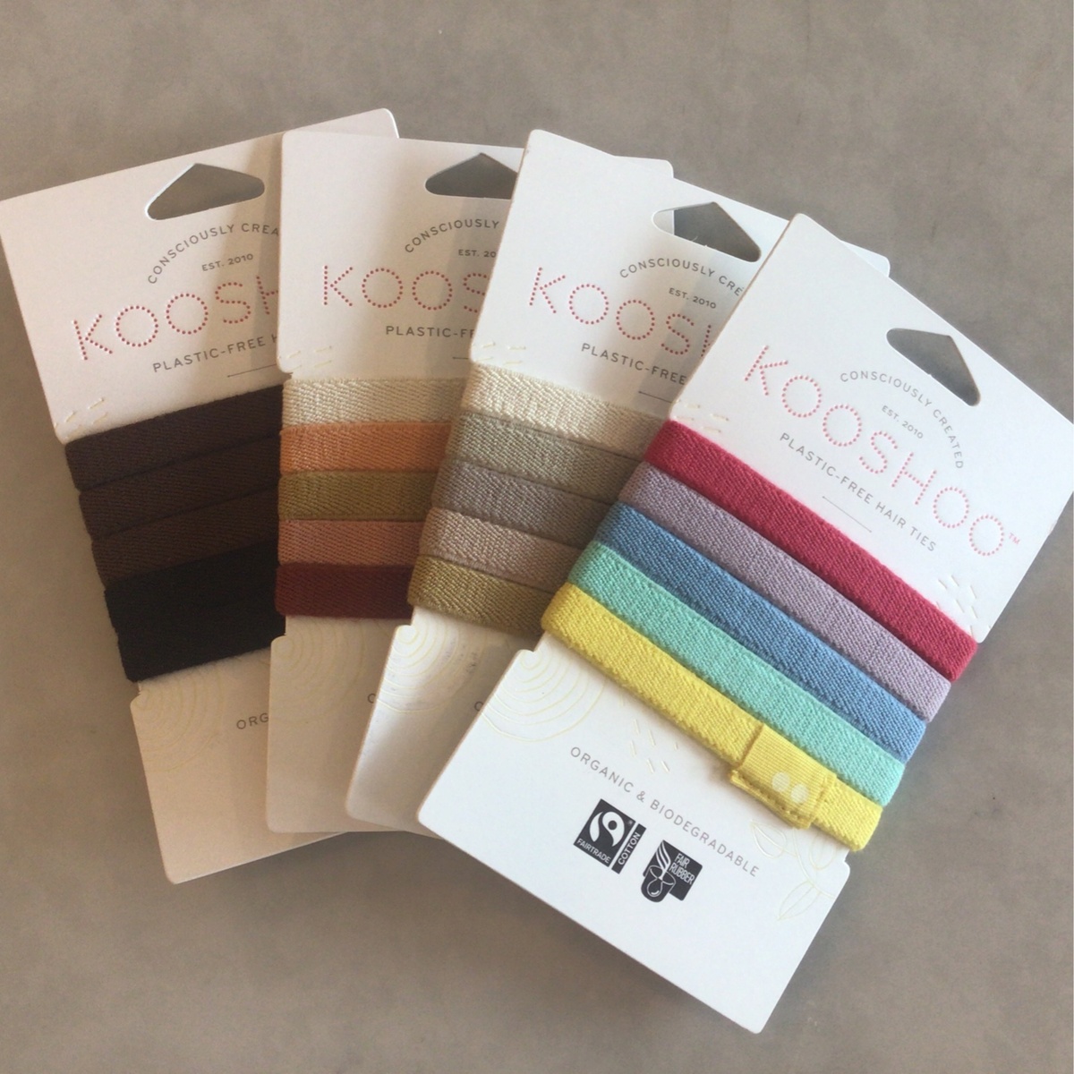 Kooshoo - Classic Flat Hair Ties sustainably sourced