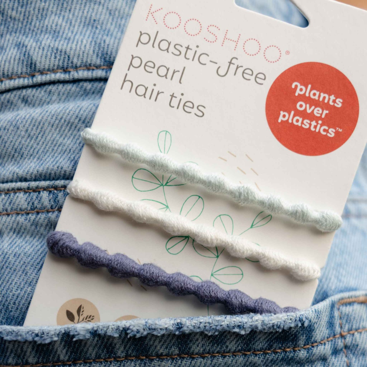 Kooshoo - Damage Free Pearl Hair Ties - Organic, Creaseless, Fairtrade plastic-free - image 10