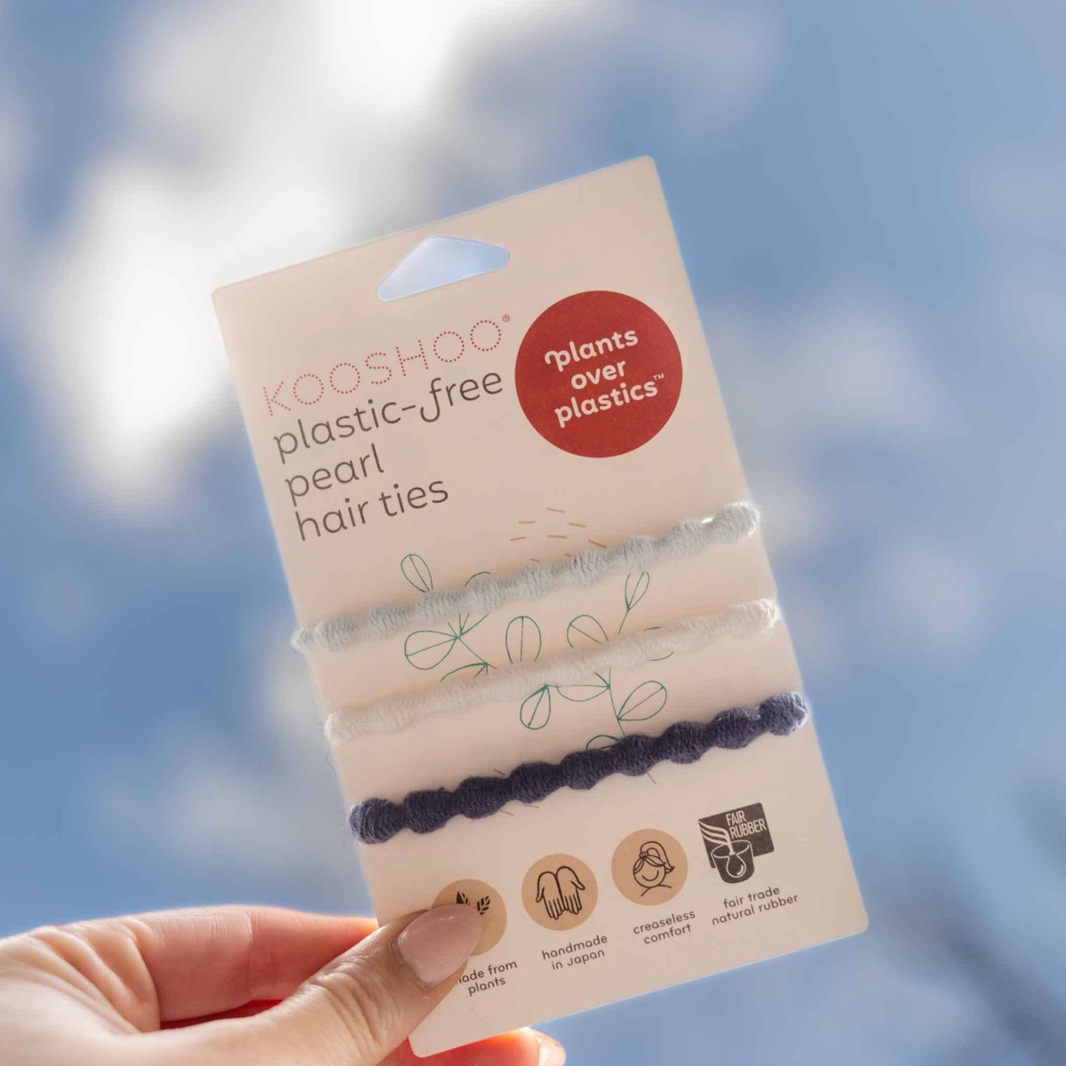 Kooshoo - Damage Free Pearl Hair Ties - Organic, Creaseless, Fairtrade plastic-free - image 11