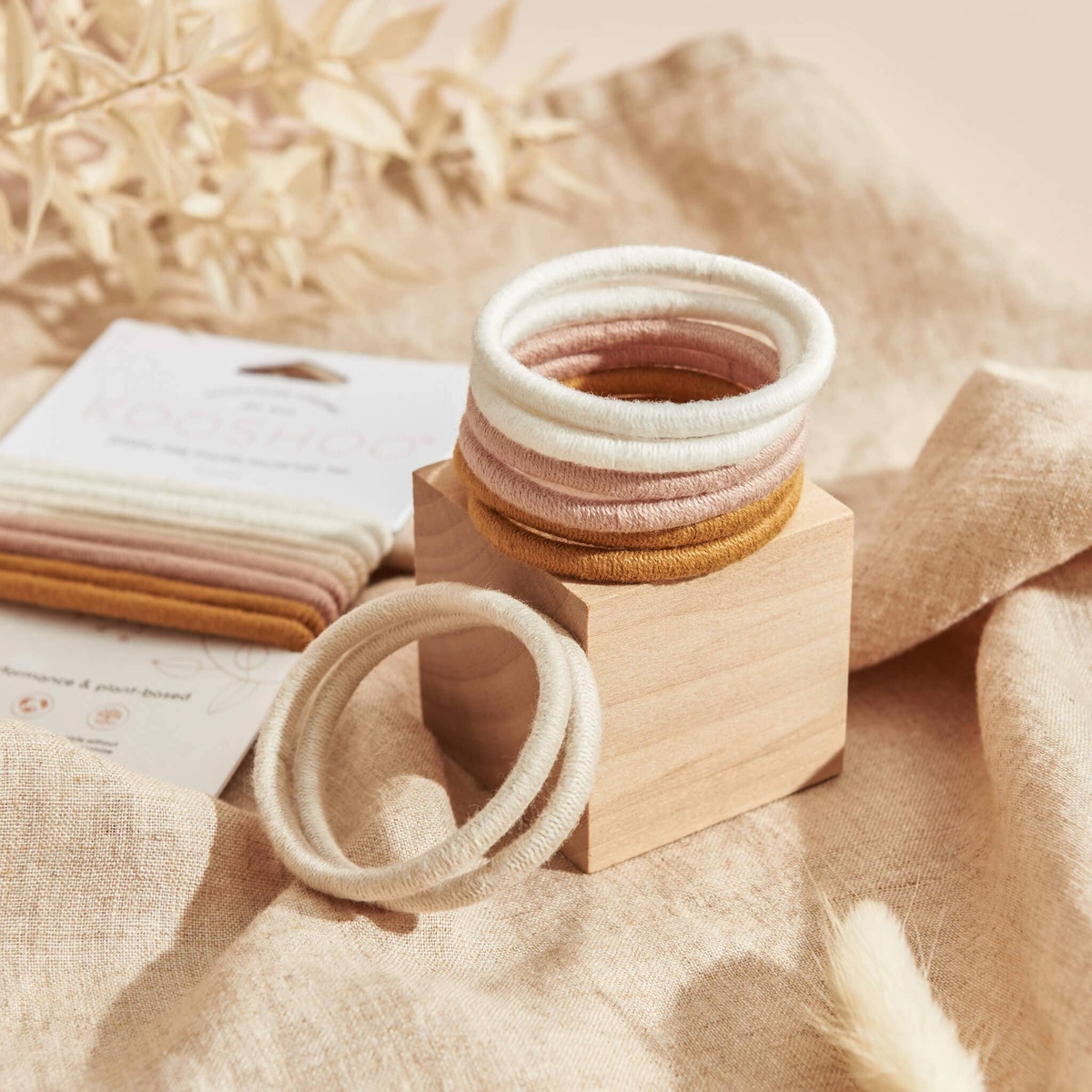 Kooshoo - Round Hair Ties (Mondo and Mini Sizes) organic cotton
