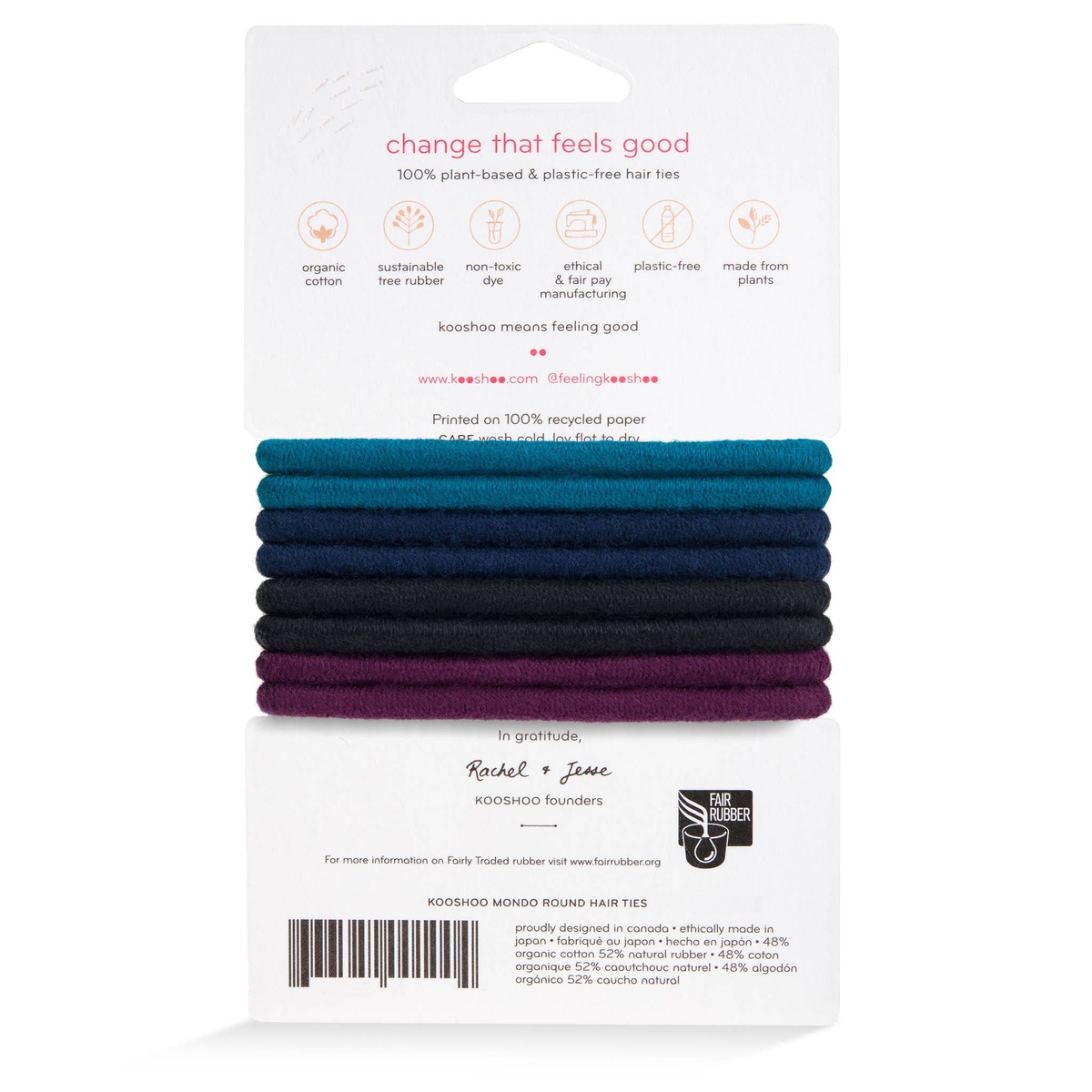 Kooshoo - Round Hair Ties (Mondo and Mini Sizes) organic cotton - image 21