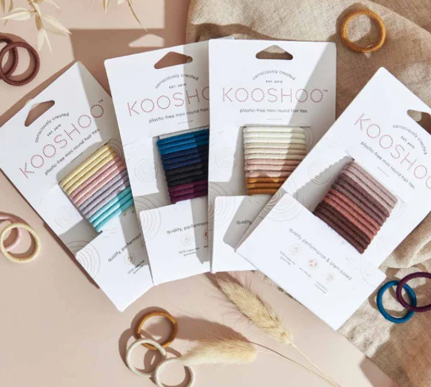 Kooshoo - Round Hair Ties (Mondo and Mini Sizes) organic cotton - image 2