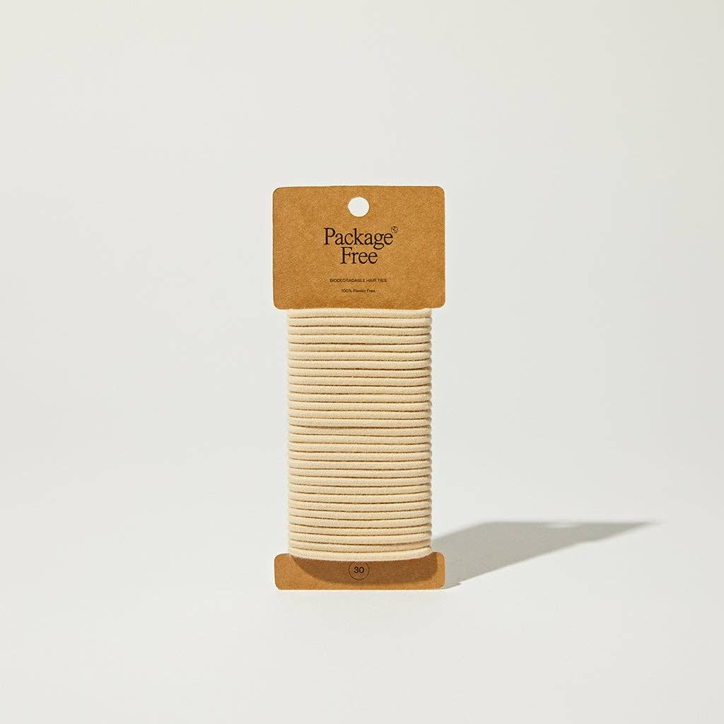 Package Free - Compostable Hair Ties (30-Pack) cotton - image 5