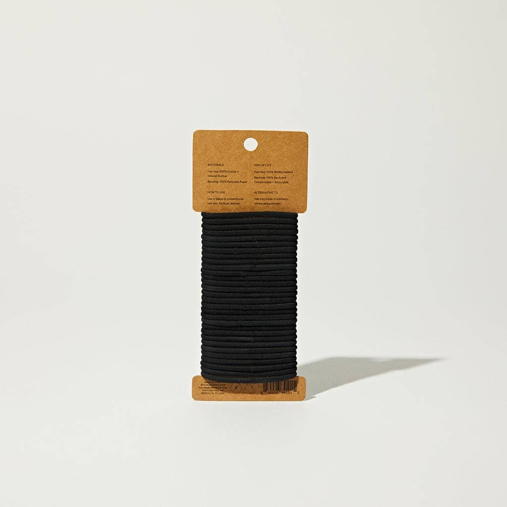 Package Free - Compostable Hair Ties (30-Pack) cotton - image 2