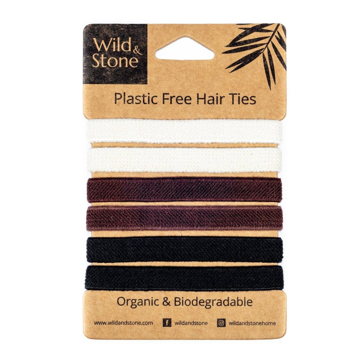 Wild and Stone - Plastic Free Hair Ties organic cotton - image 3