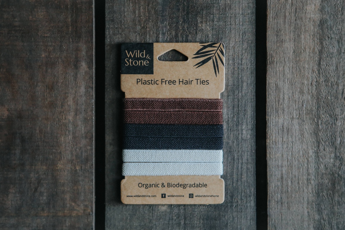 Wild and Stone - Plastic Free Hair Ties organic cotton - image 5