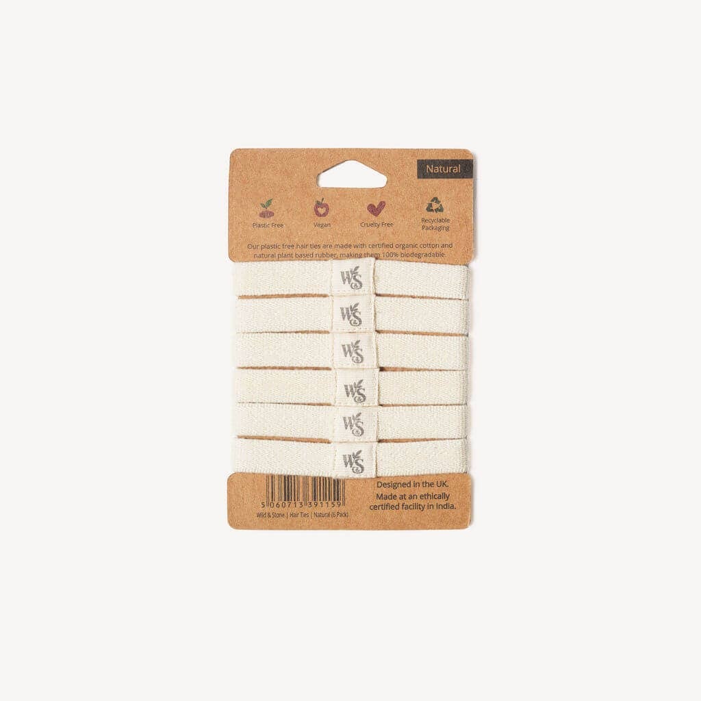 Wild and Stone - Plastic Free Hair Ties organic cotton - image 14
