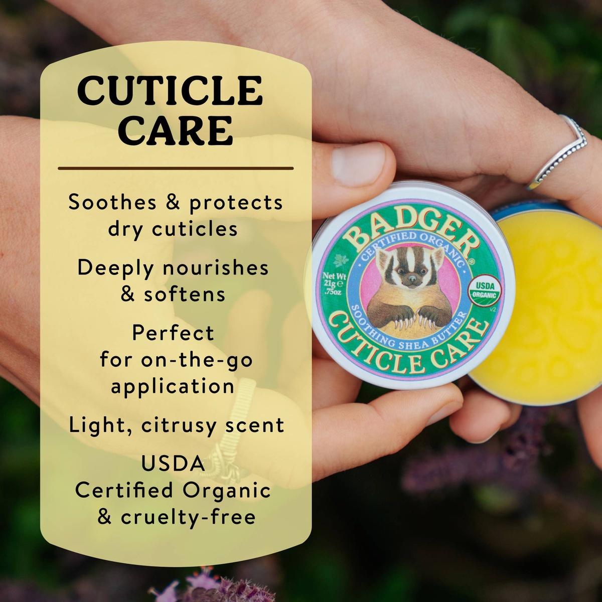 Badger - Badger Cuticle Care, Deep Hydration for Dry Cuticles organic and cruelty free - image 3
