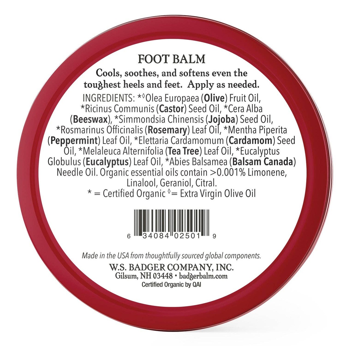 Badger - Badger Foot Balm for Dry Cracked Heels and Feet organic and cruelty free - image 2