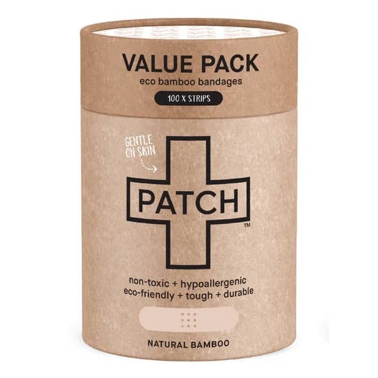 Patch - Compostable Bandage Value Pack (PFAS-Free) plant-based materials