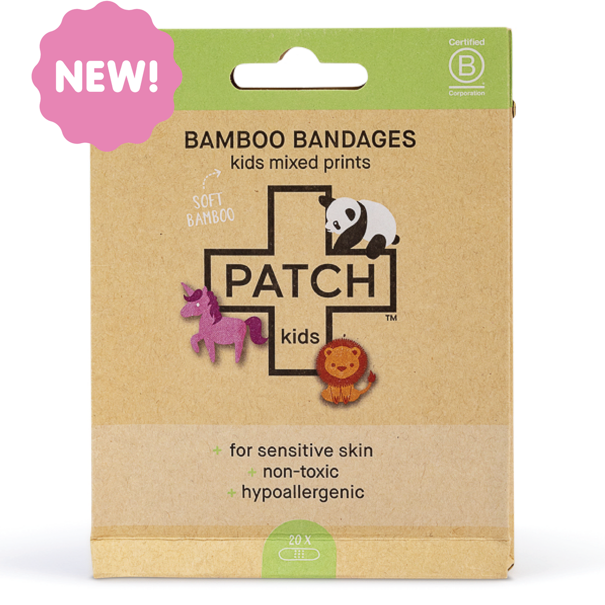 Patch - Eco First Aid - Kids Mixed Prints Pack clean beauty