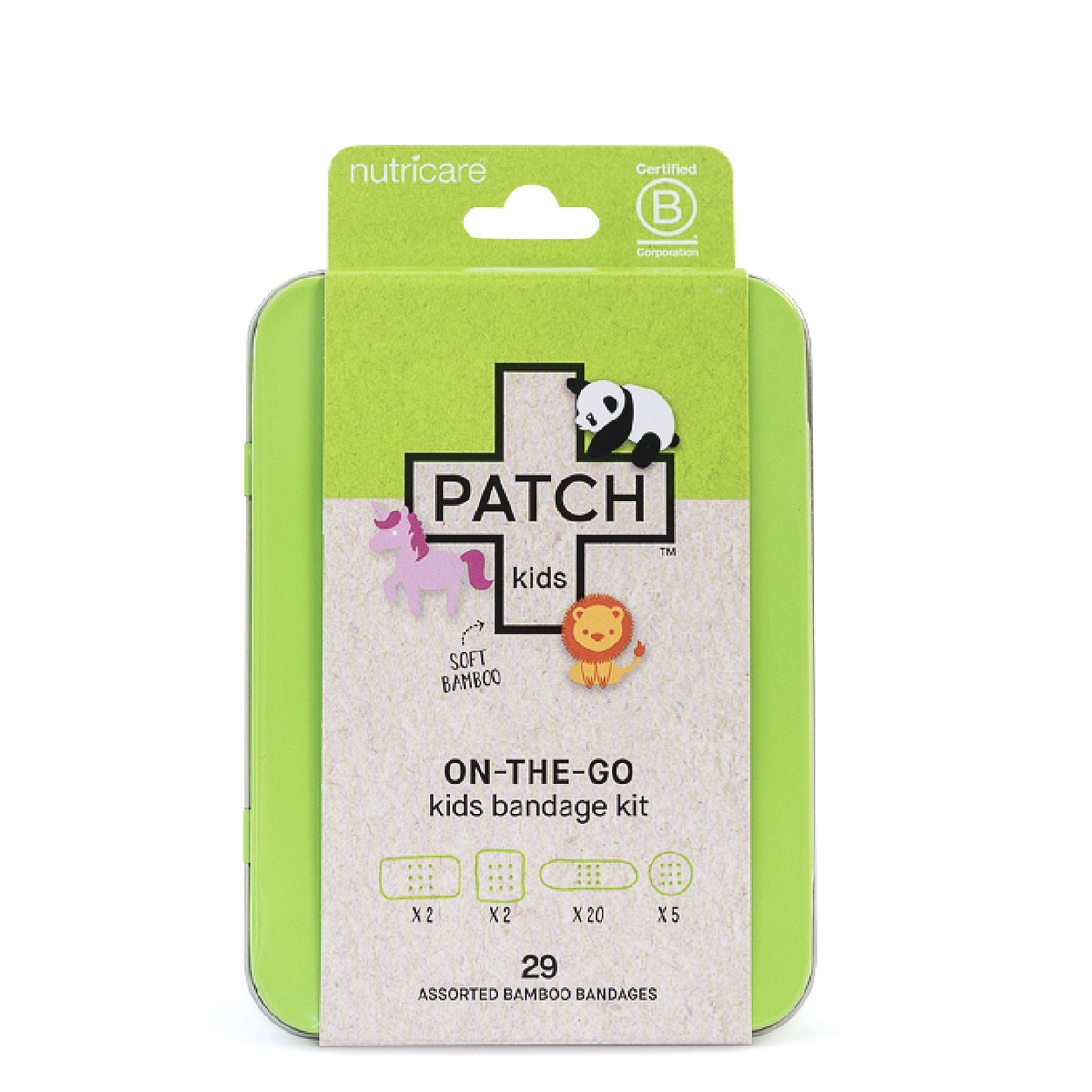 Patch - Eco First Aid - Kids ON-THE-GO Bandage Kit refillable