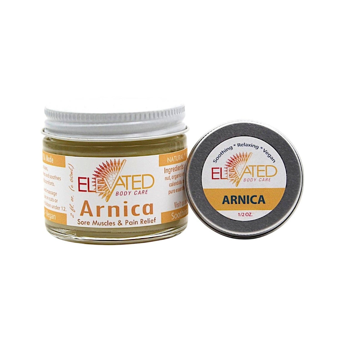 Taylor's Naturals - ELEVATED Arnica Sore Muscle And Skin Support Salve organic extra virgin olive oil