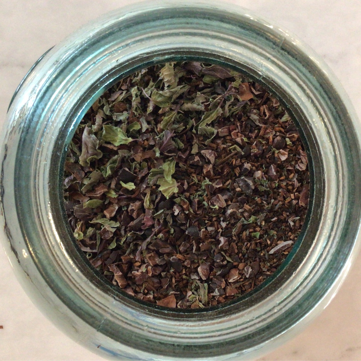 Chocolate Mint Tea ($2/oz) BTCHRCHMT exist green Chocolate Mint Tea ($2/oz) organic cacao nibs