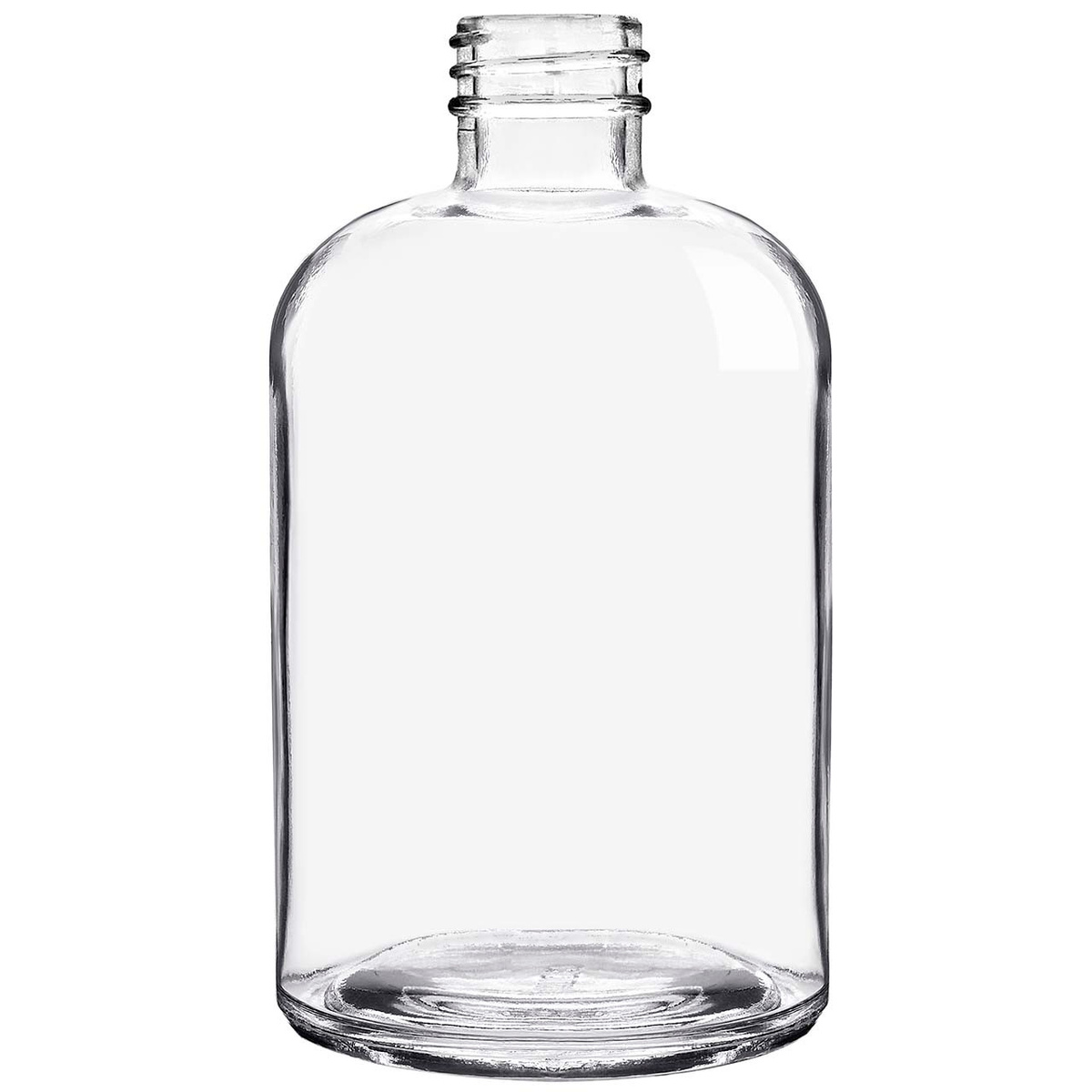 Glassnow - 50% Recycled Glass Bottles, Clear (no Lid) - image 4