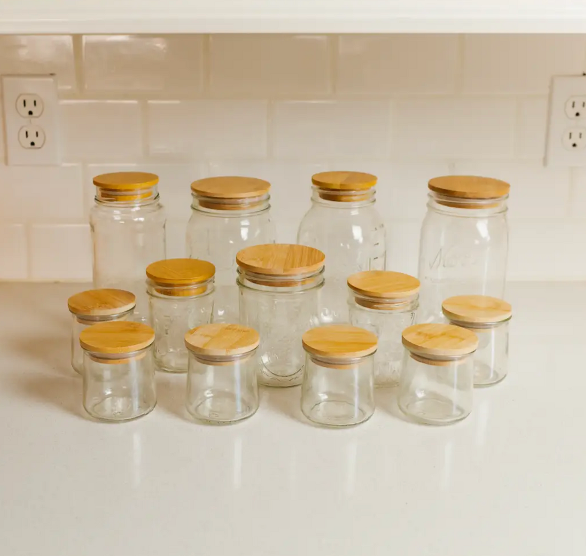 Bamboo Switch - Bamboo Lids for Oui Yogurt Jars and Mason Jars plastic-free - image 8