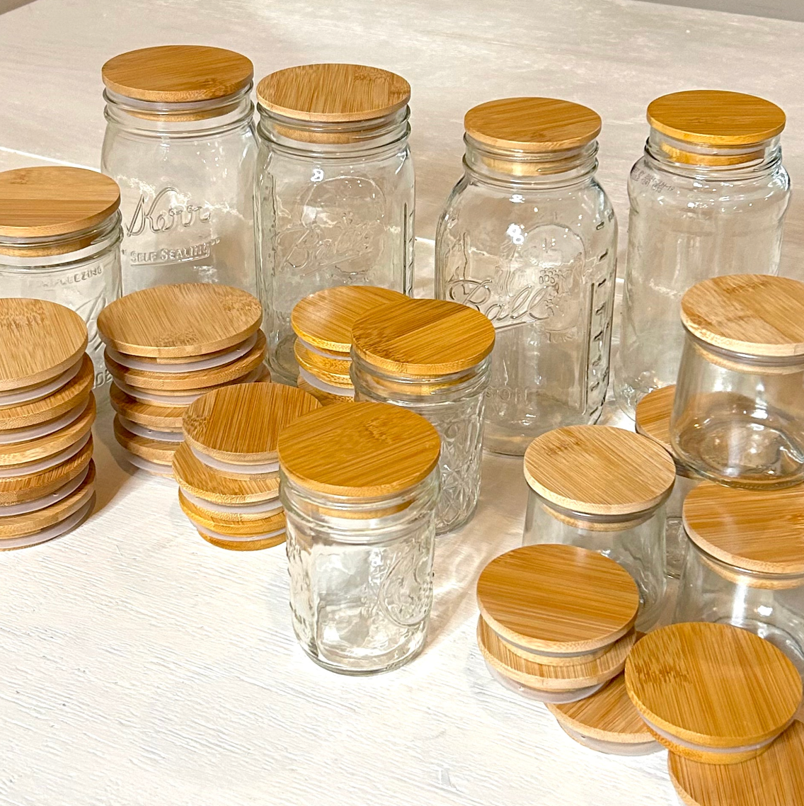 Bamboo Switch - Bamboo Lids for Oui Yogurt Jars and Mason Jars plastic-free - image 4