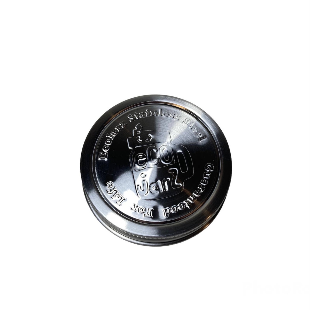 EcoJarz - One-Piece Storage Lid for Mason Jars stainless steel