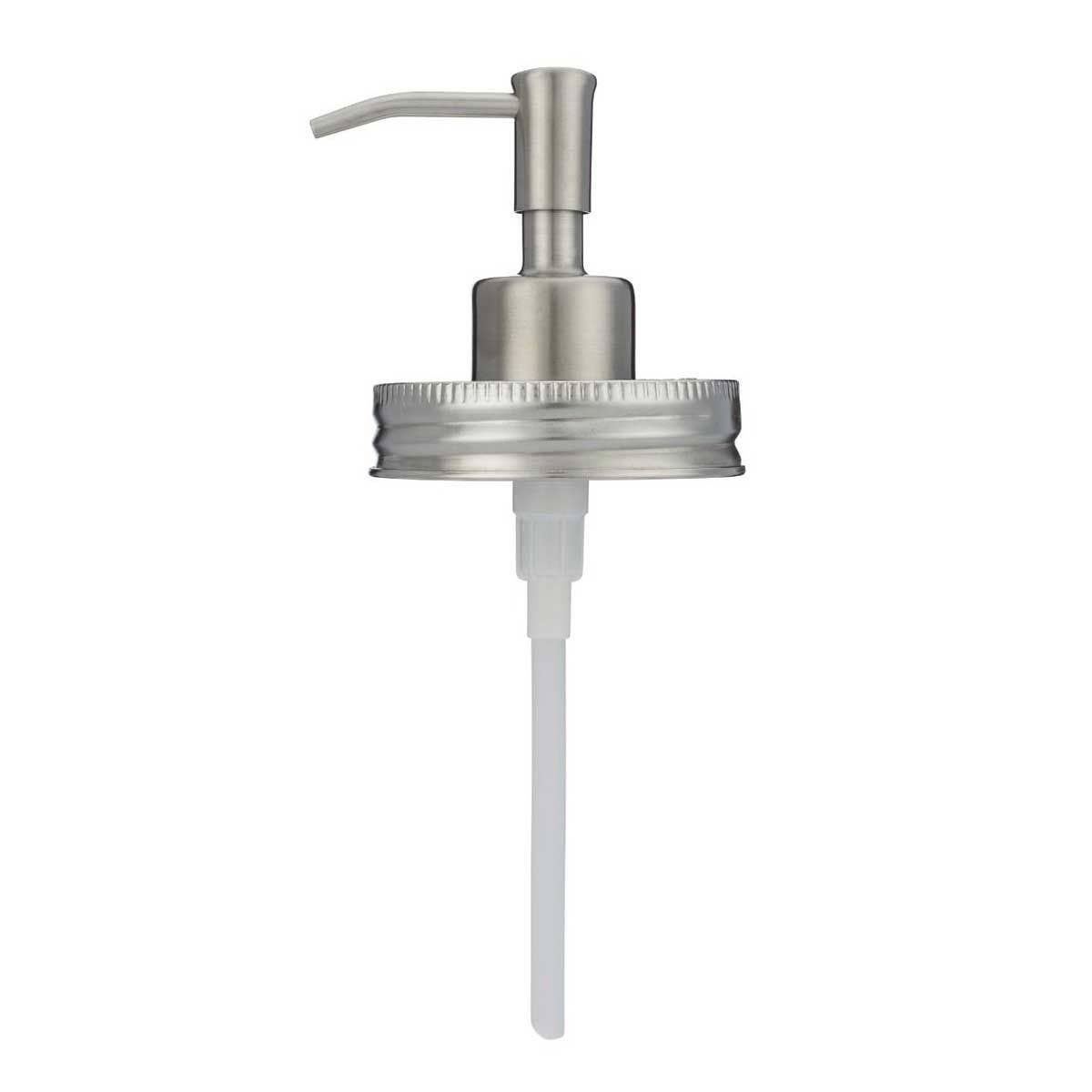 EcoJarz – Stainless Steel Mason Jar Soap Dispenser Lid 857904008003 EcoJarz - Stainless Steel Mason Jar Soap Dispenser Lid inferior grade metal - image 5