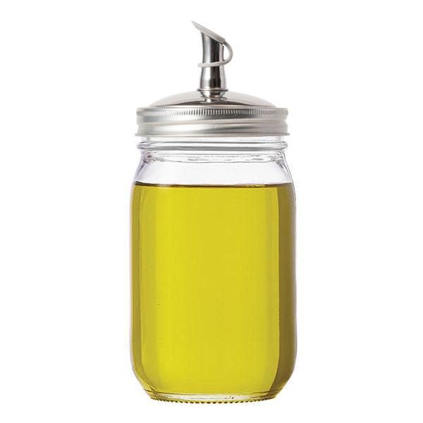 Fox Run Brands - Jarware Oil Cruet Lid for Mason Jar