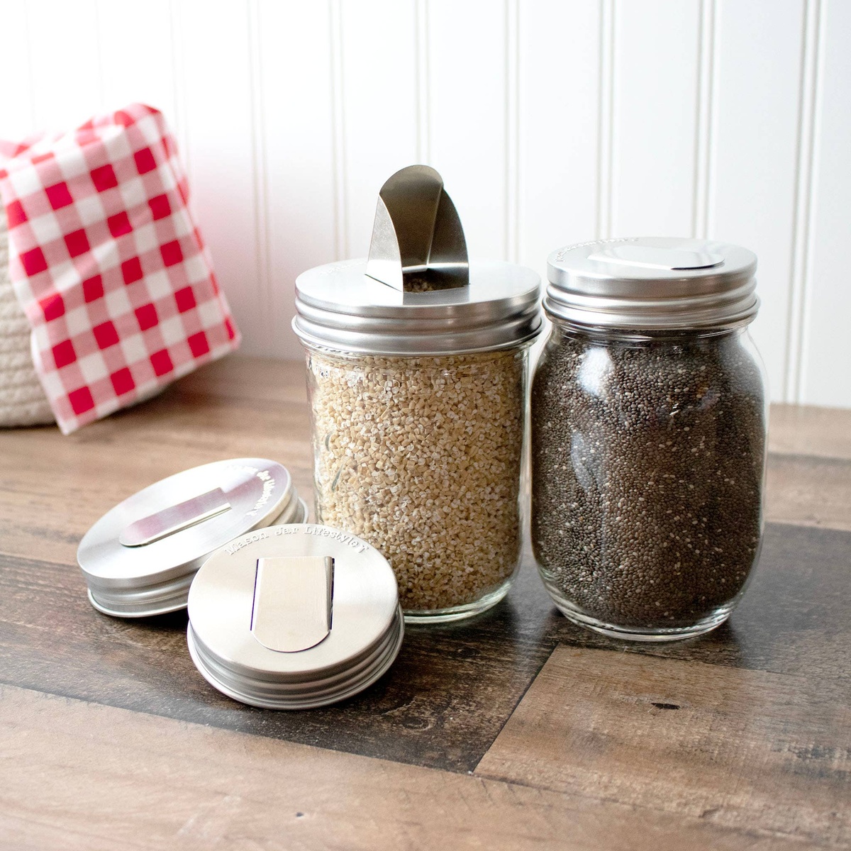 Mason Jar Lifestyle - Grain Dispensing Lid - image 2