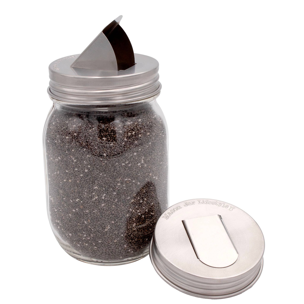 Mason Jar Lifestyle - Grain Dispensing Lid - image 5