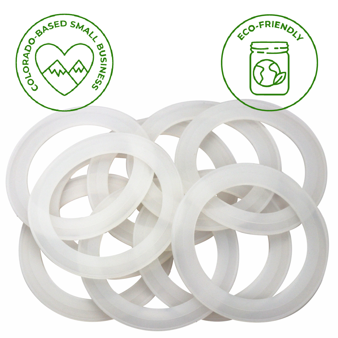 Mason Jar Lifestyle - Platinum Cured, Leak Proof Silicone Sealing Ring for Jars platinum cured silicone rubber - image 2