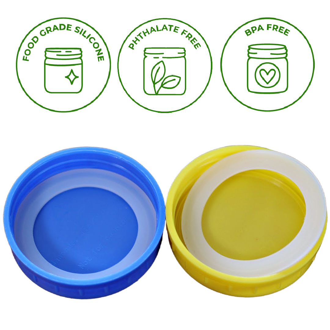 Mason Jar Lifestyle - Platinum Cured, Leak Proof Silicone Sealing Ring for Jars platinum cured silicone rubber - image 4