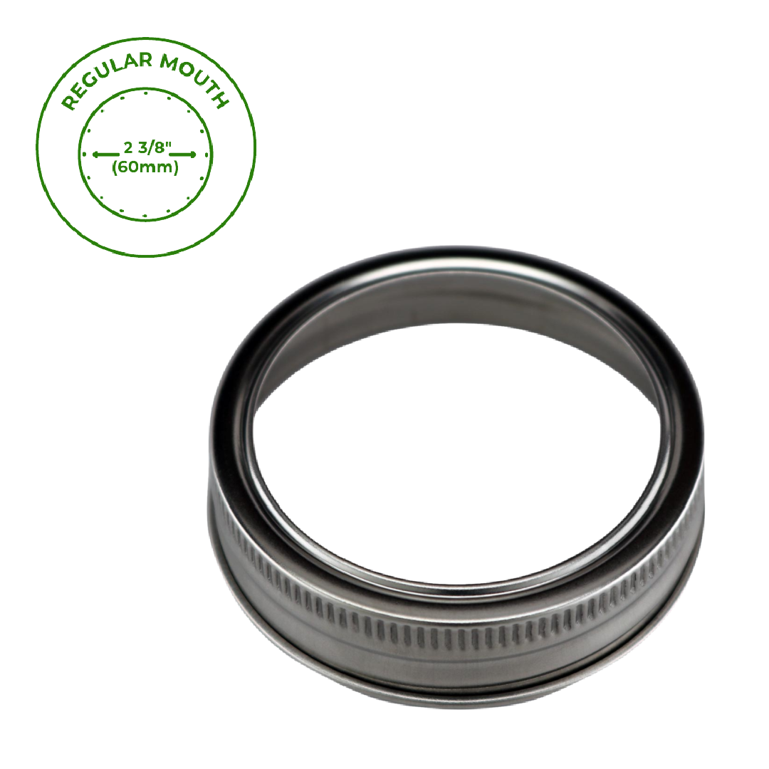 Mason Jar Lifestyle - Stainless Steel Bands for Mason Jars plastic-free - image 2