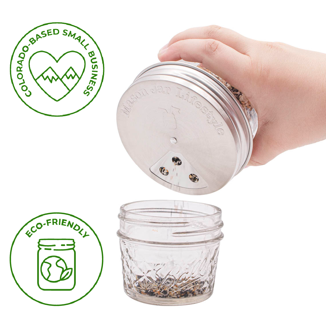 Mason Jar Lifestyle – Stainless Steel Spice Lids Mason Jar Lifestyle - Stainless Steel Spice Lids - image 4
