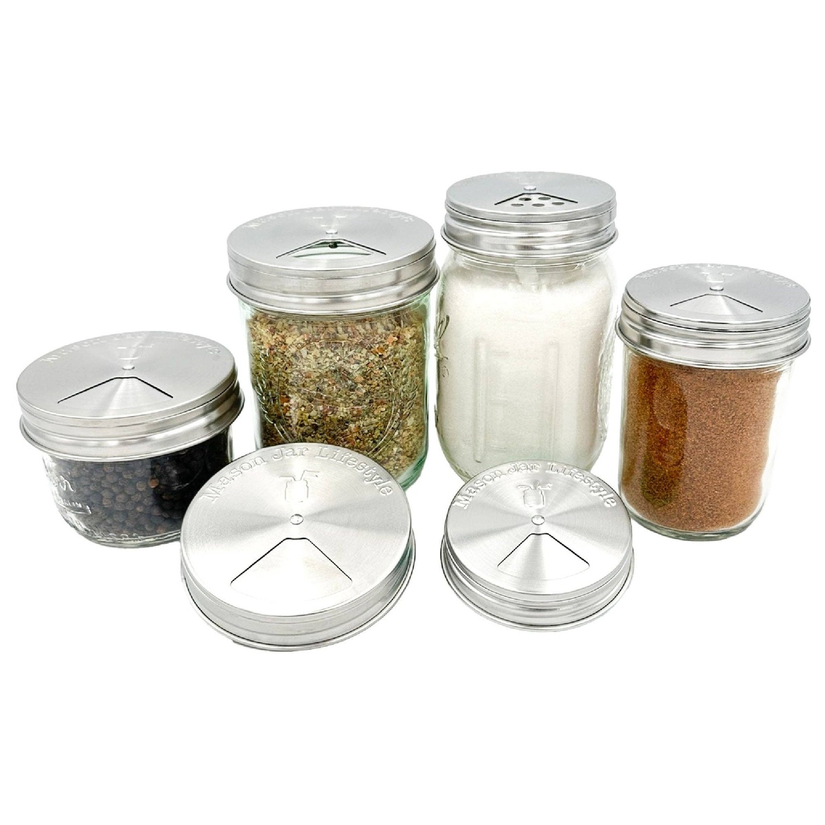 Mason Jar Lifestyle – Stainless Steel Spice Lids Mason Jar Lifestyle - Stainless Steel Spice Lids - image 13