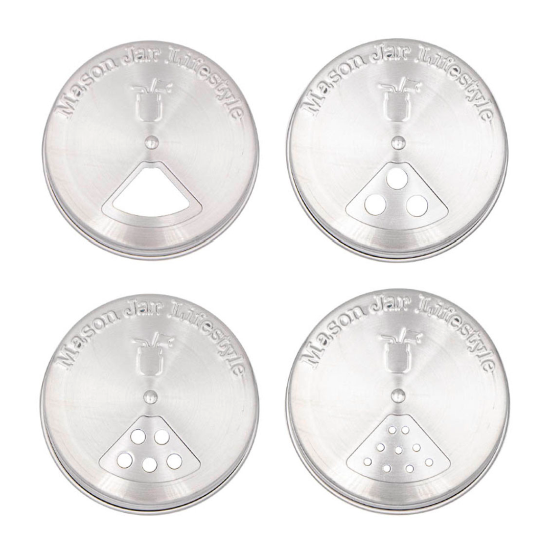 Mason Jar Lifestyle – Stainless Steel Spice Lids Mason Jar Lifestyle - Stainless Steel Spice Lids - image 2